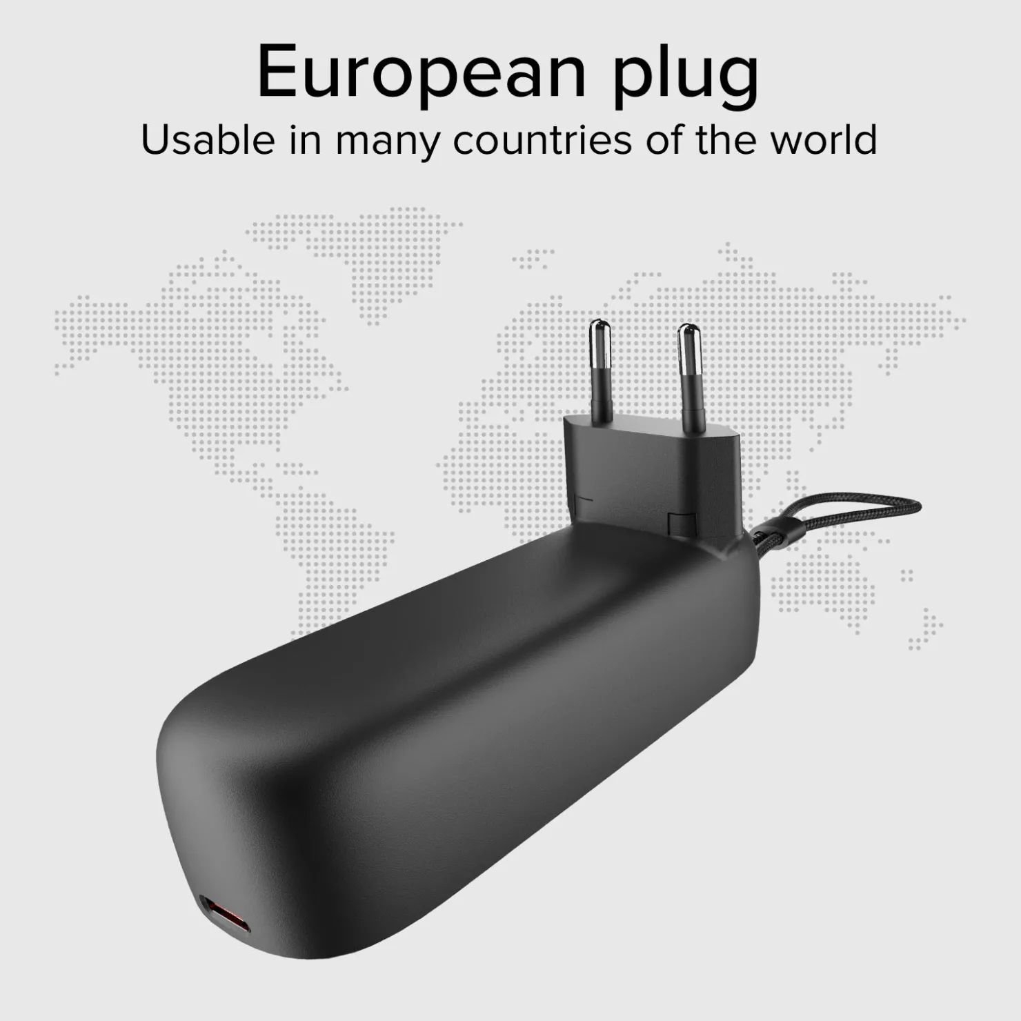 Powerbank Hybrid 5000 mAh PD 20W mit integrierter Buchse|SBS Discount