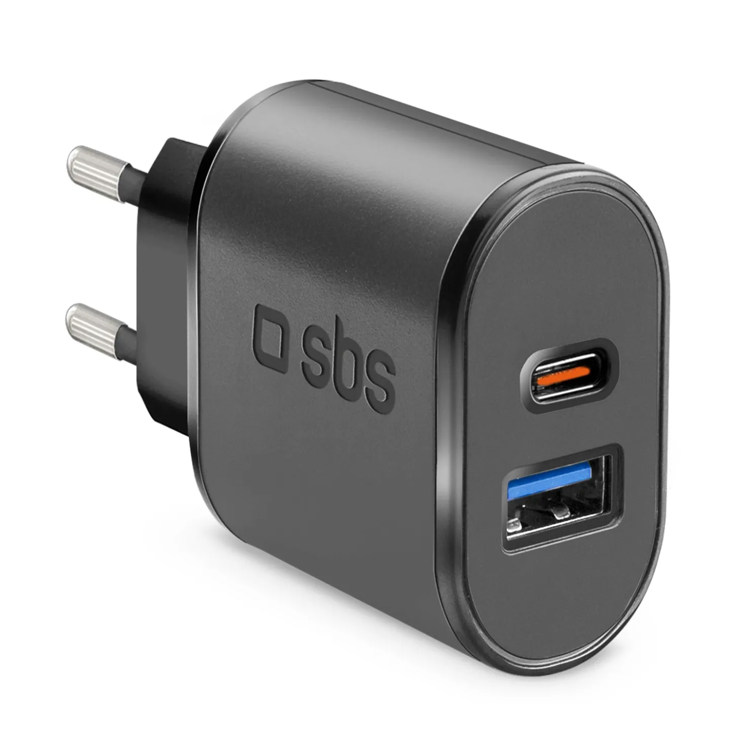 Reiseladegerät mit USB- und Typ C-Anschluss|SBS Online