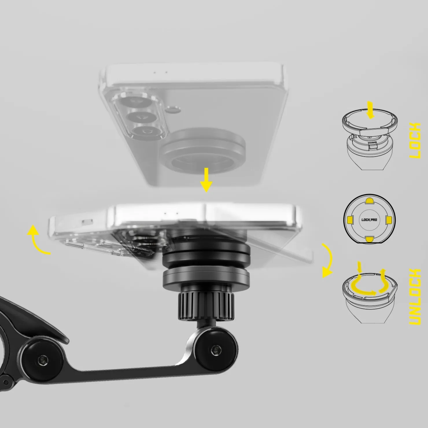 Smartphonehalterung Lock Pro für Motorräder|SBS Outlet