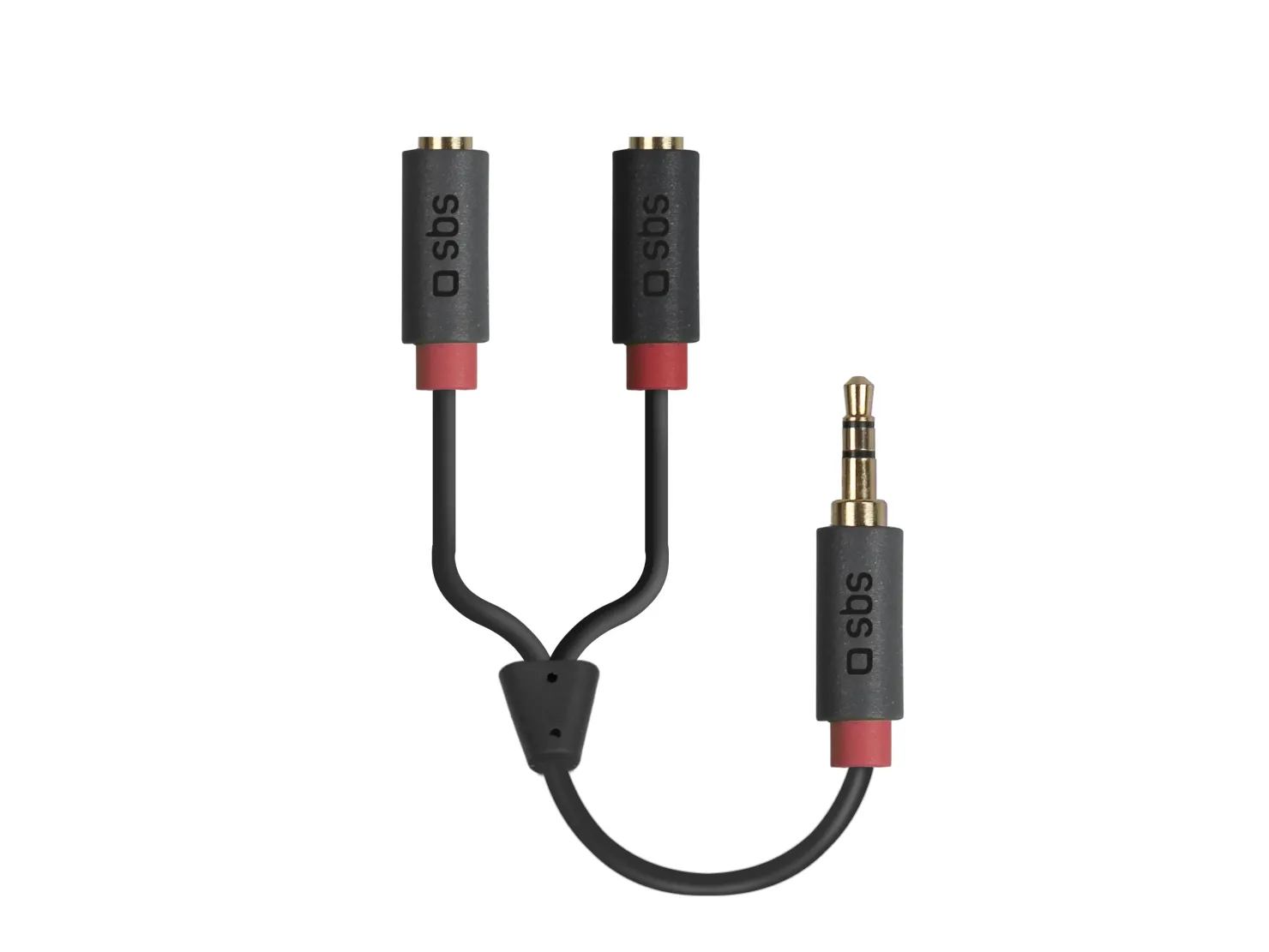 Stereo-Audiokabelstecker 3,5 mm mit Signalverteiler für Mobiltelefone und Smartphone|SBS Discount