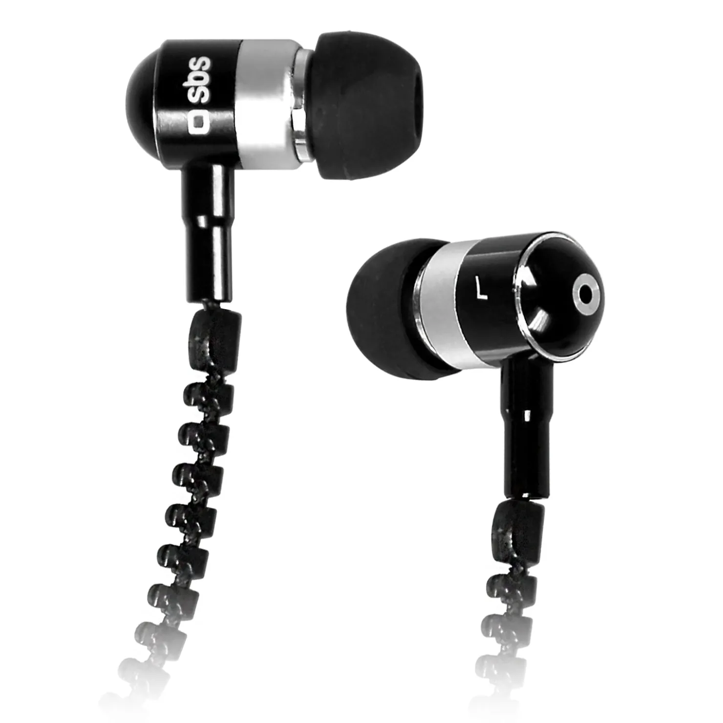 Stereo-Kopfhörer mit Kabel Zip, 3,5 mm Klinkenstecker mit Mikrofon und Antworttaste|SBS Sale