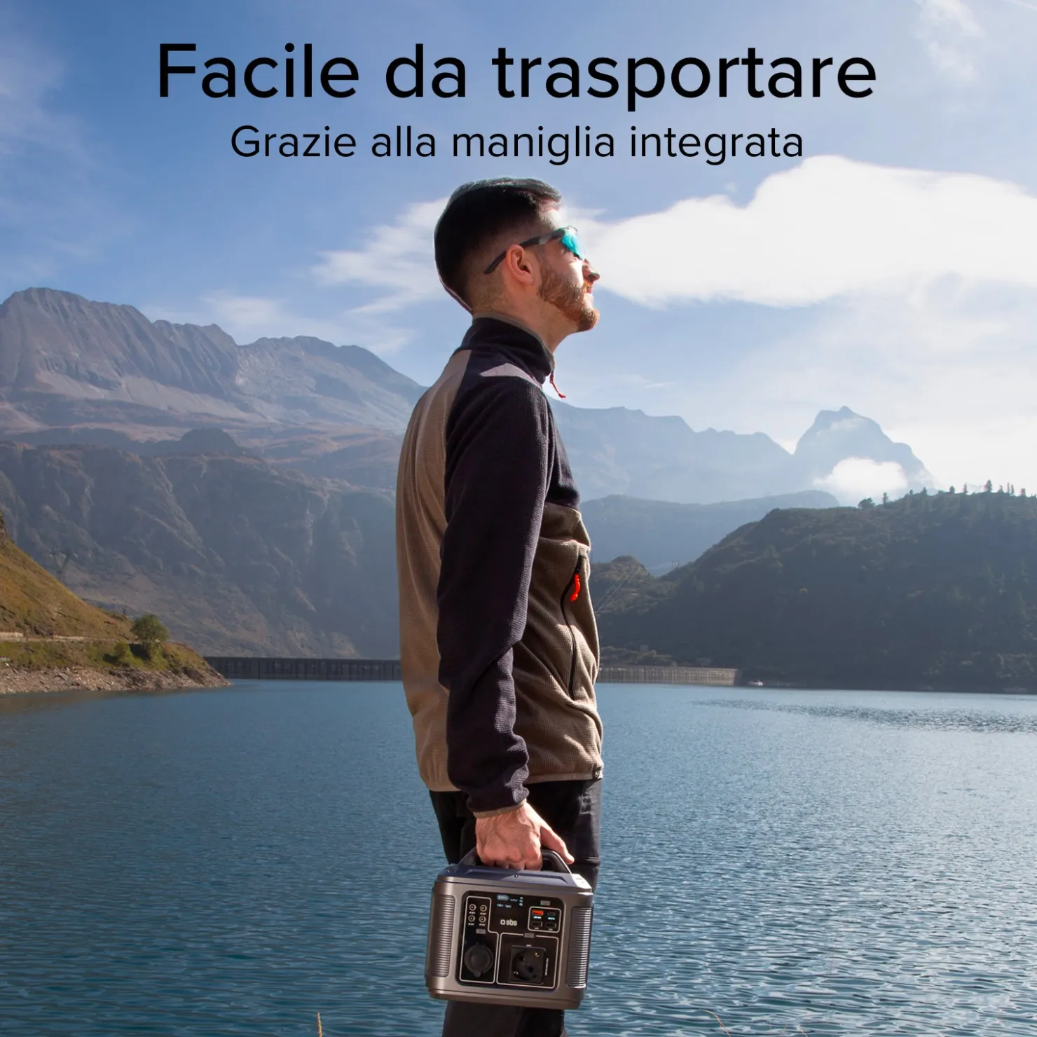 Tragbare Ladestation 64 000 mAh bei 300 Watt Leistung|SBS Online