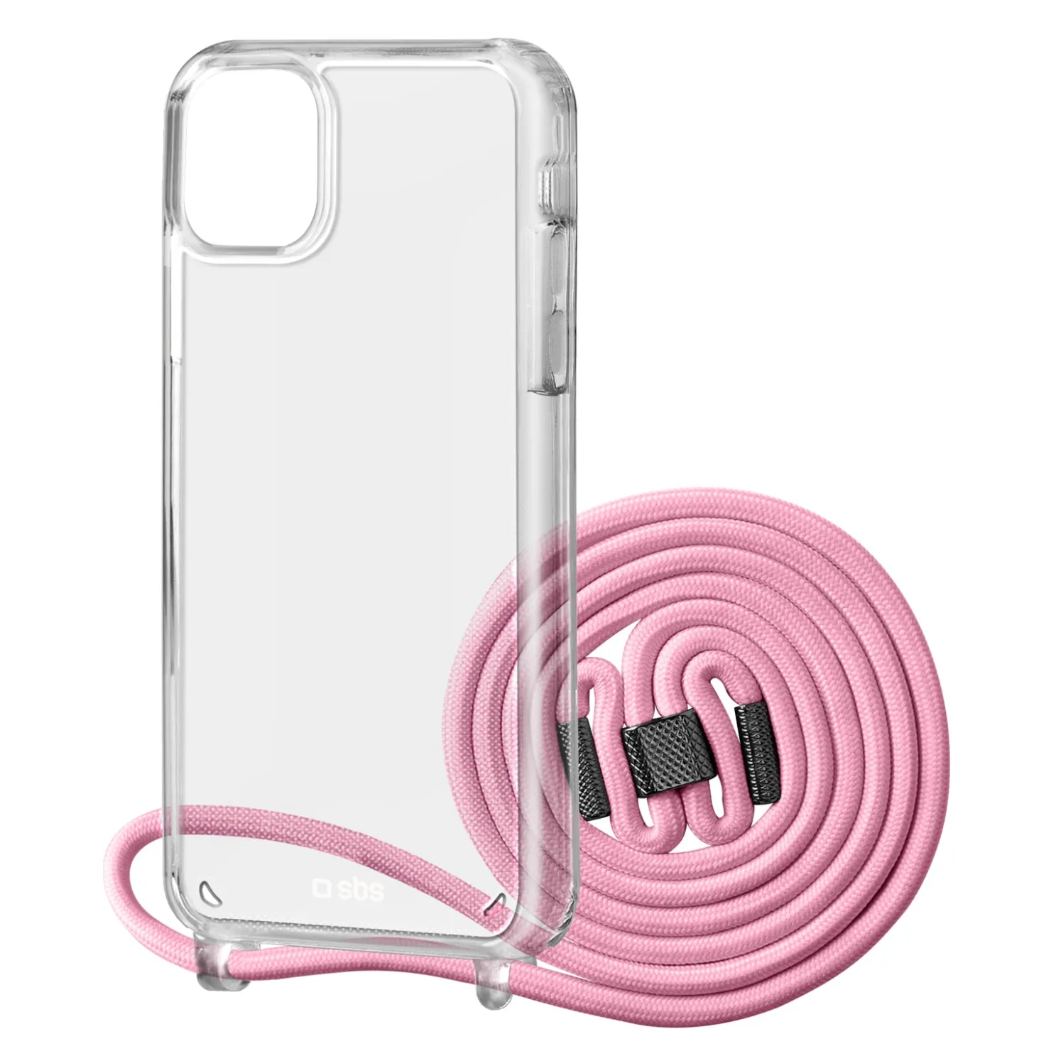 Transparente Hülle mit farbigem Umhängeband für das iPhone 11|SBS Clearance