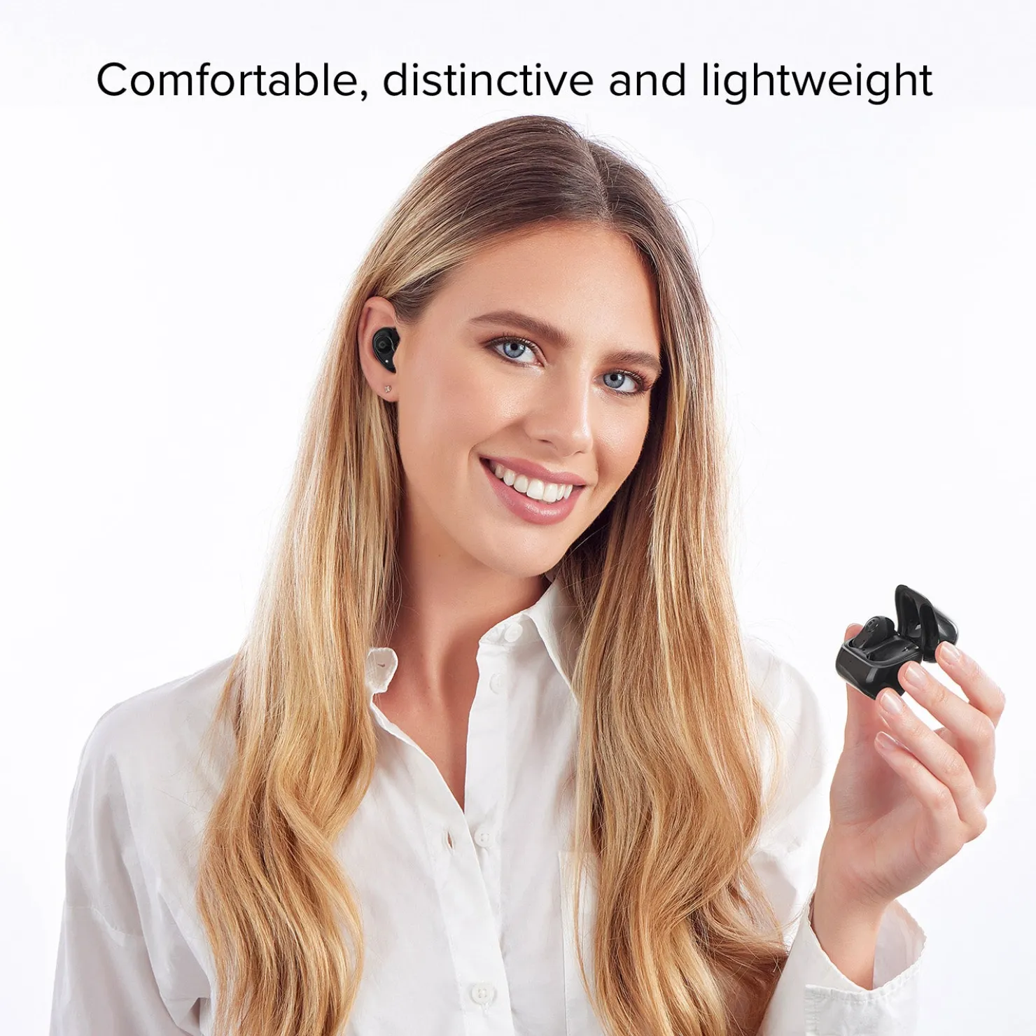 Twin Black Gem – TWS Halb-Ohr-In-Ear-Ohrhörer|SBS Online
