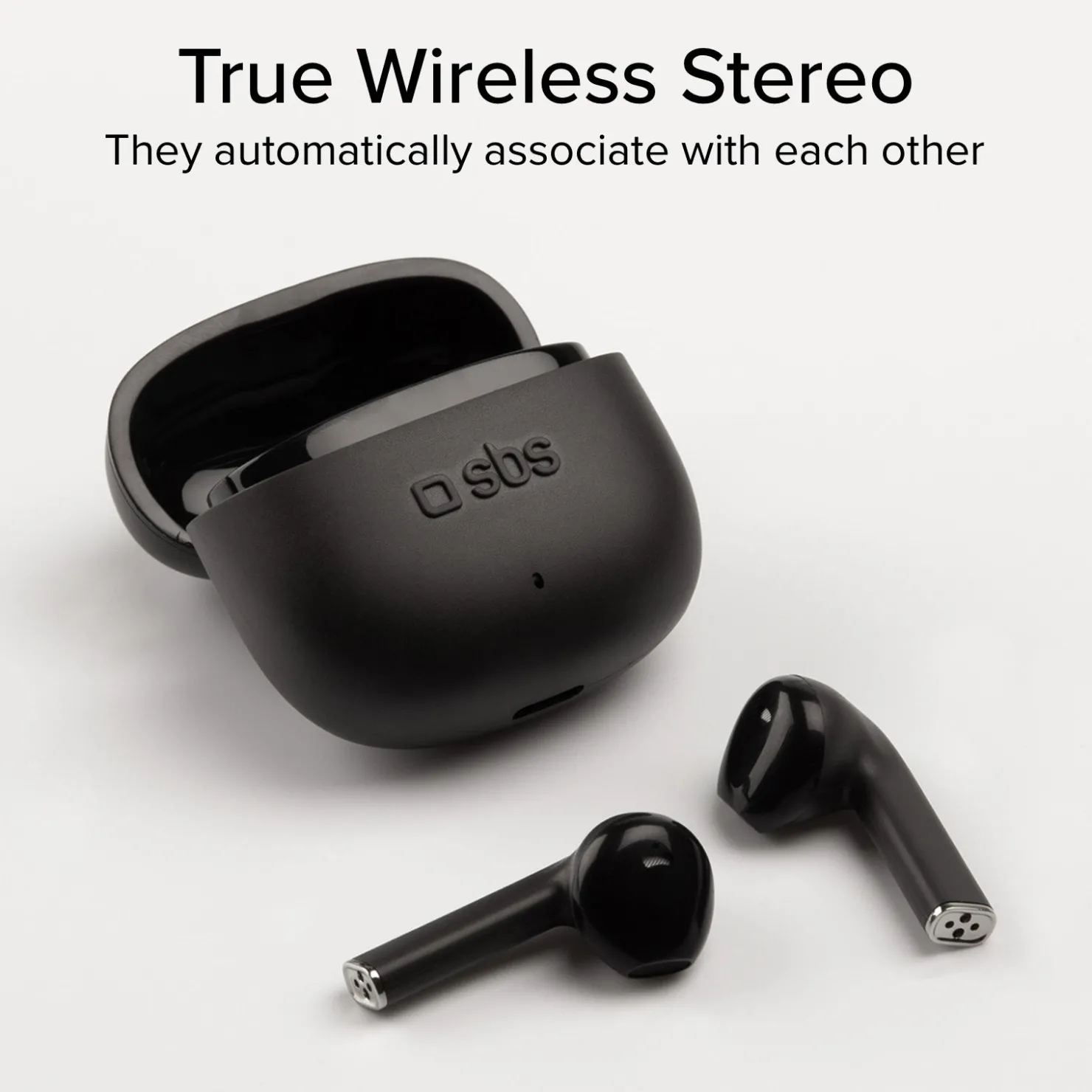 TWS One Color – kabellose Ohrhörer mit True-Wireless-Stereo-Technologie|SBS Fashion