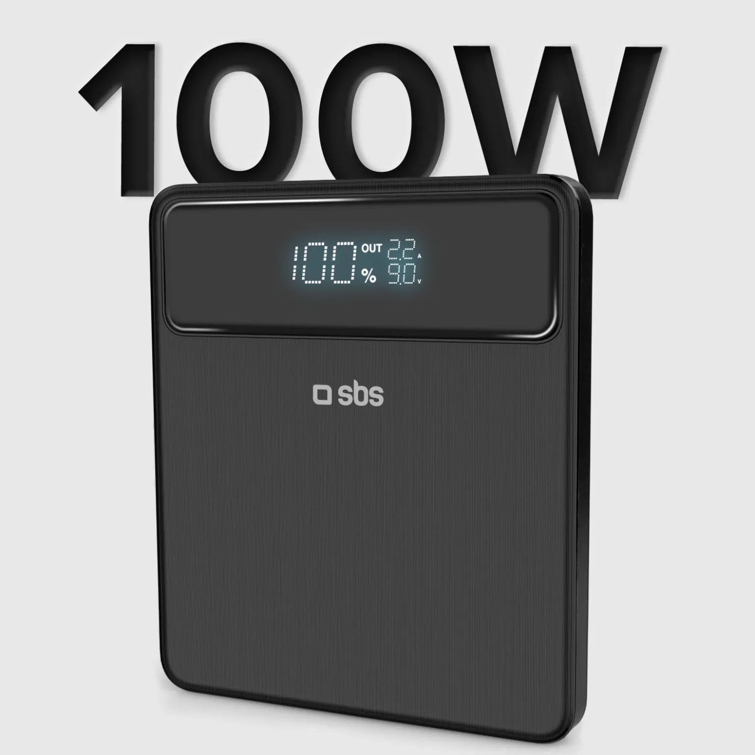 Ultra-schlanke Powerbank mit 20.000 mAh 100 Watt|SBS Discount