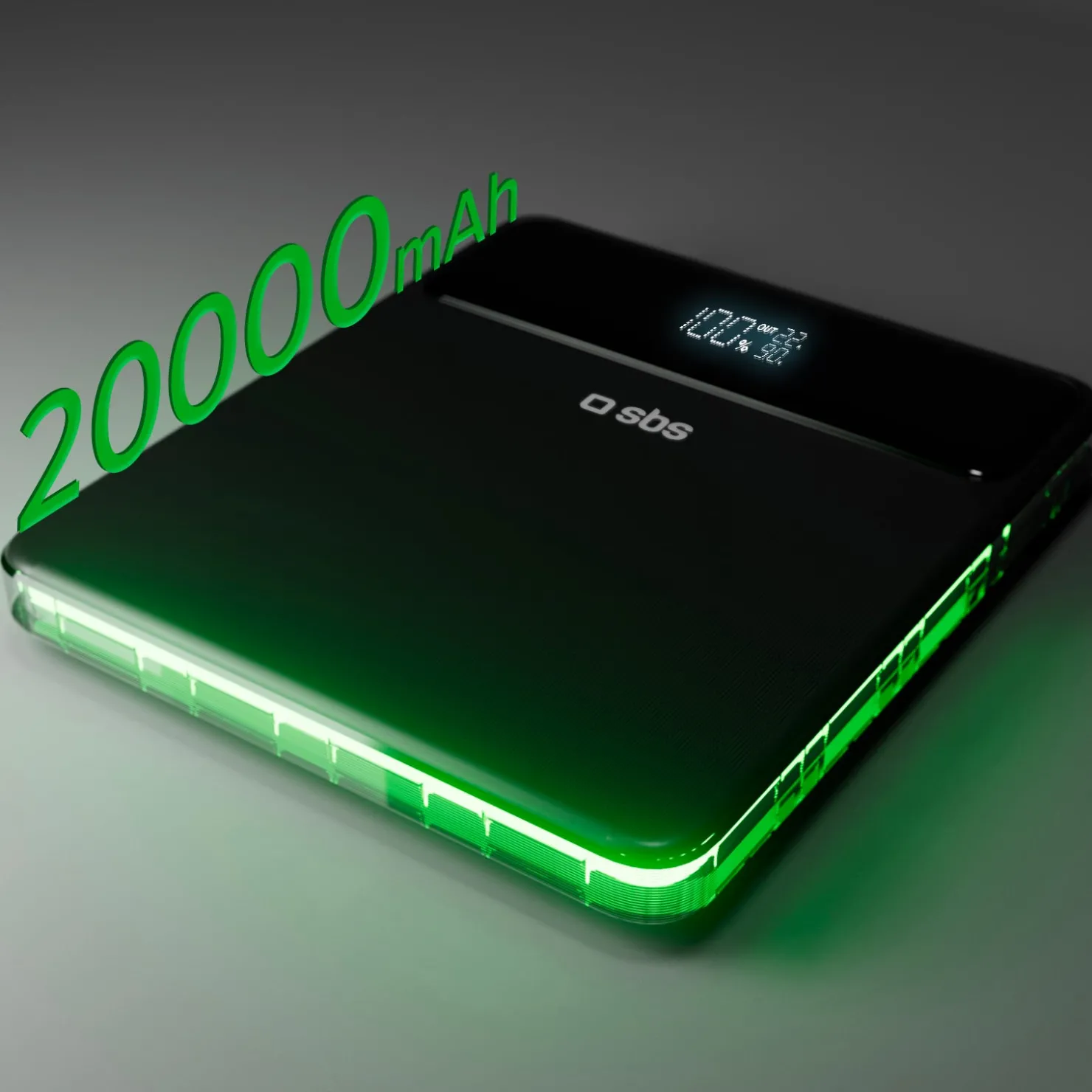 Ultra-schlanke Powerbank mit 20.000 mAh 100 Watt|SBS Discount