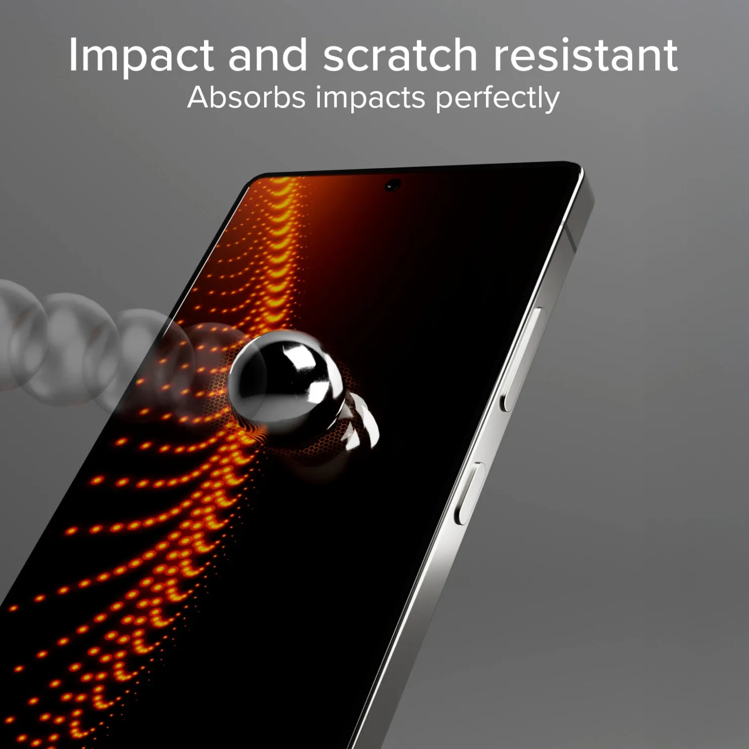 Ultra-widerstandsfähiges Schutzglas für iPhone 16 Plus/15 Plus/15 Pro Max mit D3O-Technologie und Applikator|SBS Fashion