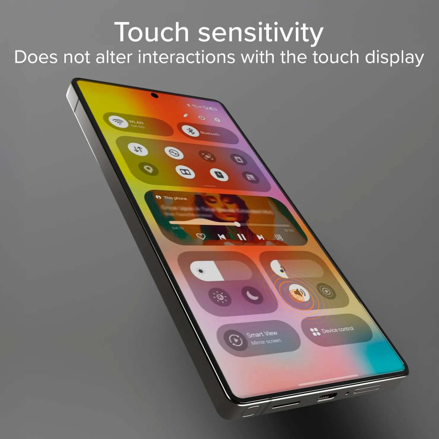 Ultra-widerstandsfähiges Schutzglas für iPhone 16 Plus/15 Plus/15 Pro Max mit D3O-Technologie und Applikator|SBS Fashion