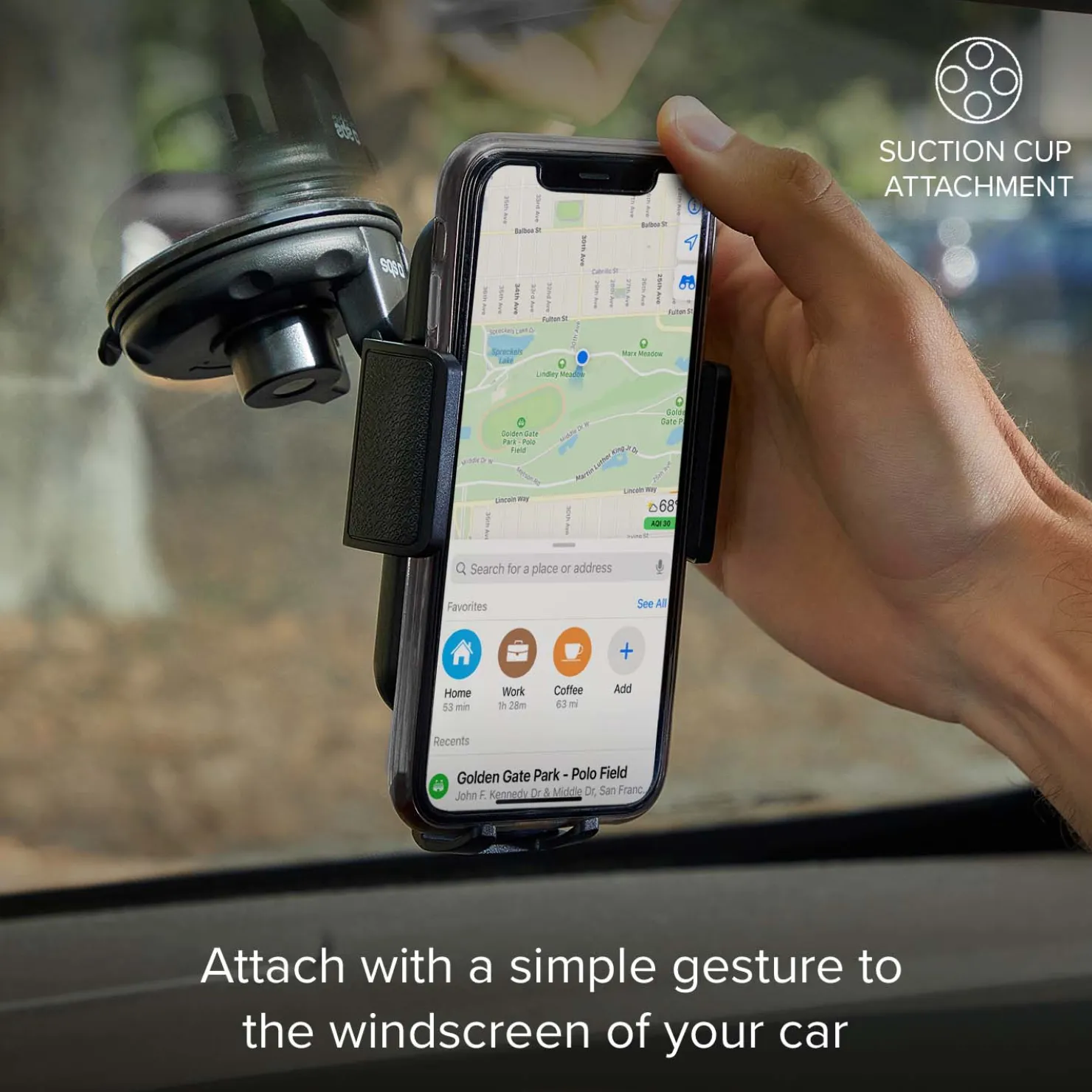 Universalhalterung für Autos für Smartphone bis zu 6"|SBS New