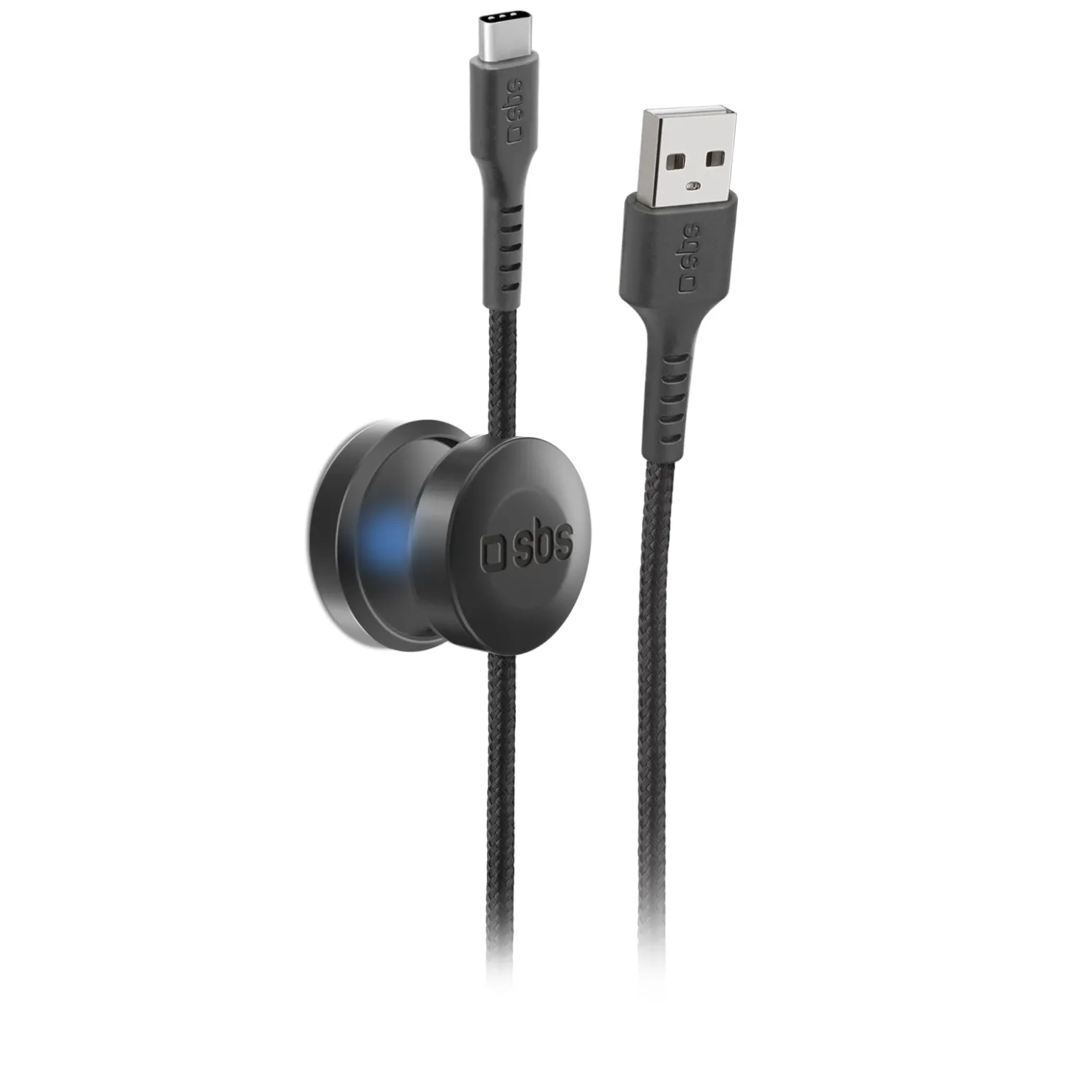 USB auf USB-C Kabel mit Magnethalterung|SBS Fashion