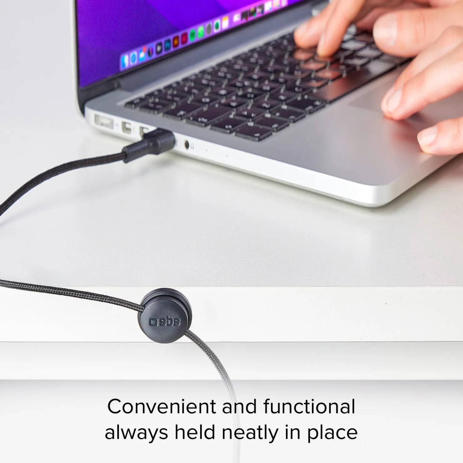 USB auf USB-C Kabel mit Magnethalterung|SBS Fashion