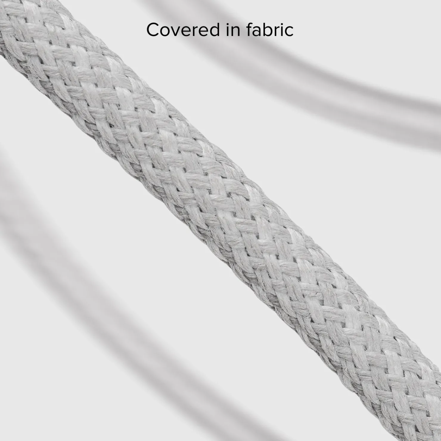 USB-C - USB-C-Textilkabel mit Kabelhalter, 1,5 Meter|SBS Outlet