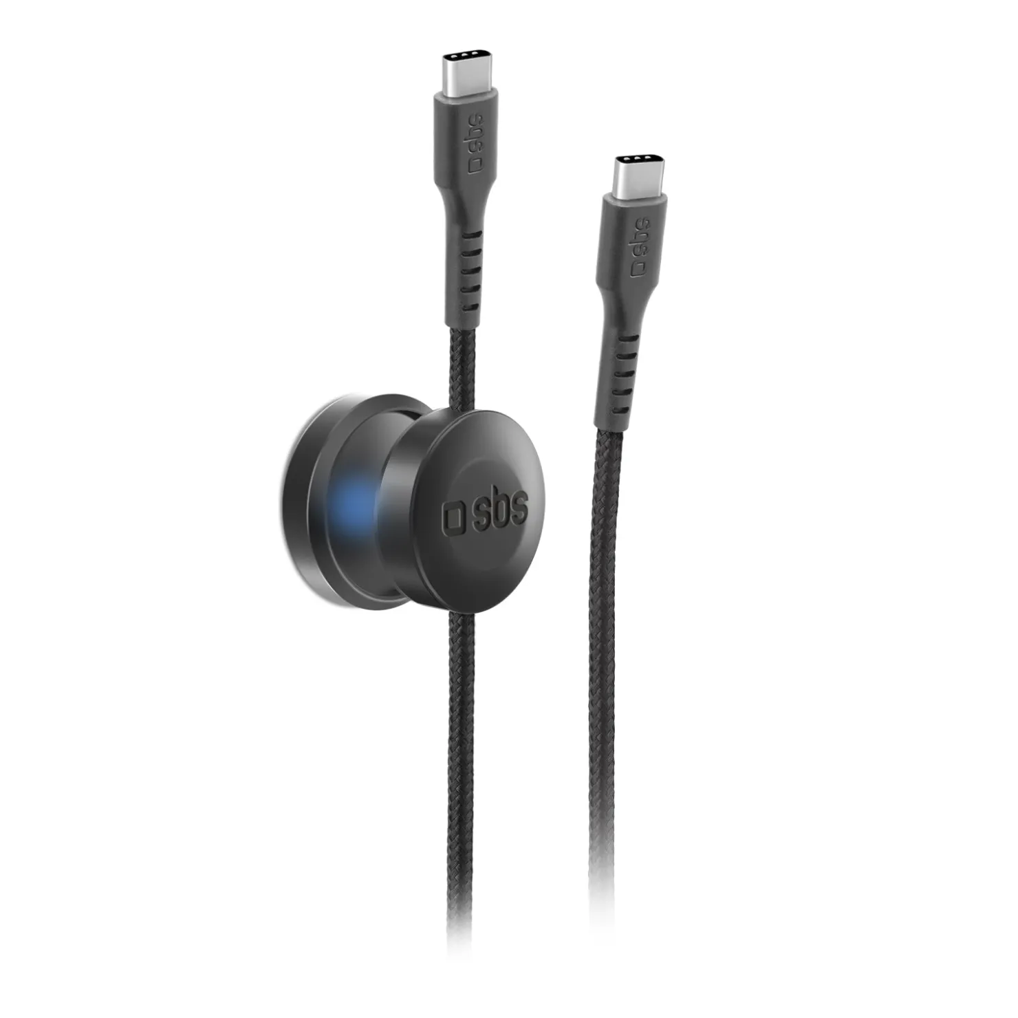 USB-C auf USB-C Kabel mit Magnethalterung|SBS Hot