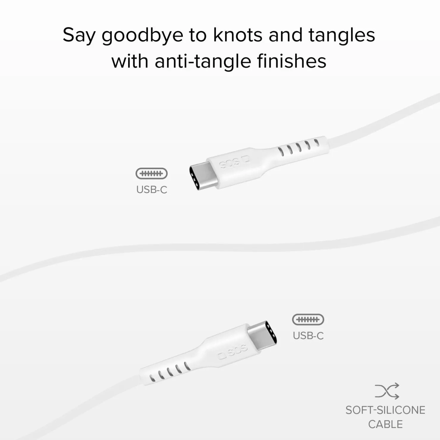 USB-C auf USB-C-Daten- und Ladekabel|SBS Hot
