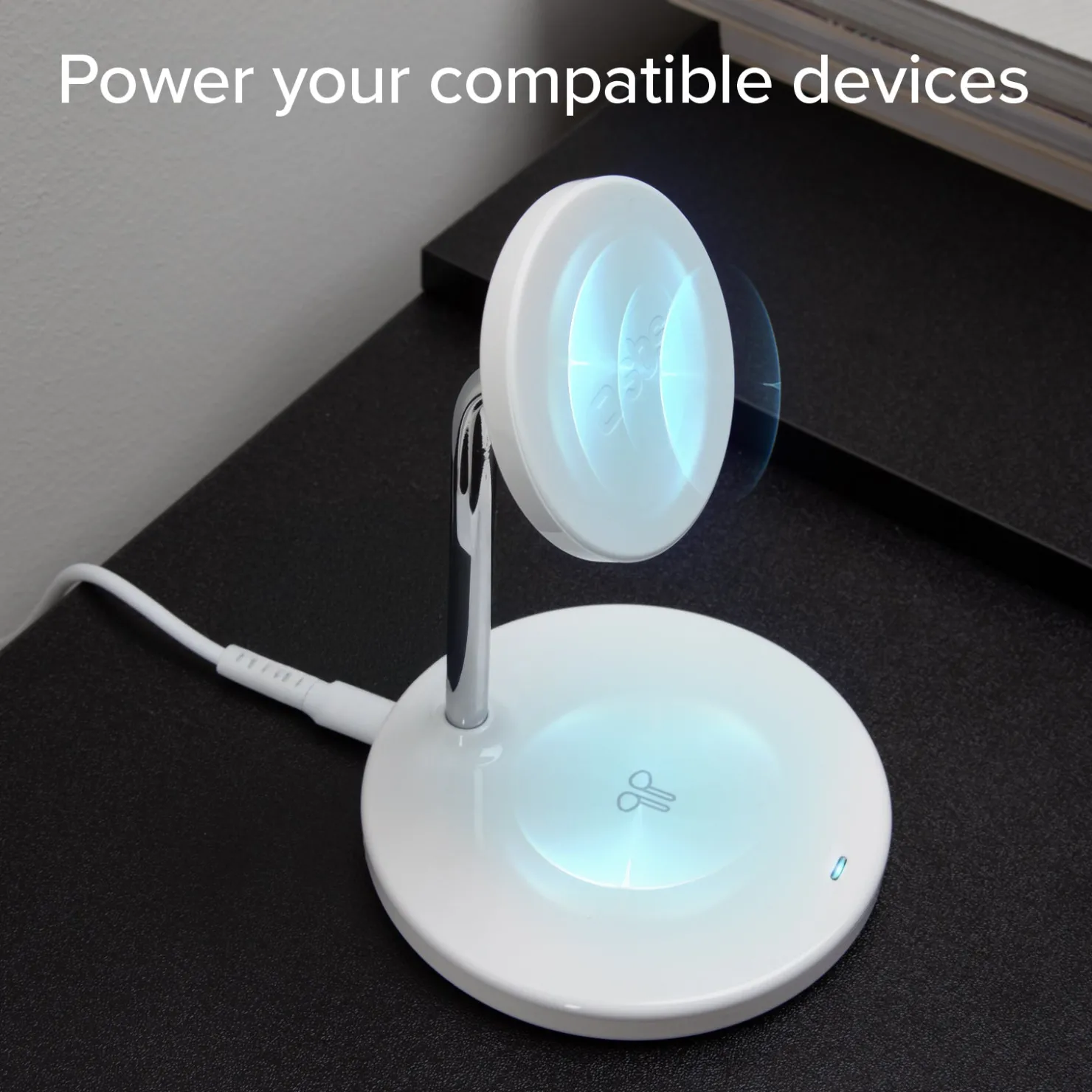 Vertikale kabellose 2-in-1-Ladestation für iPhone, Android-Handys, AirPods, TWS-Ohrhörer|SBS Clearance