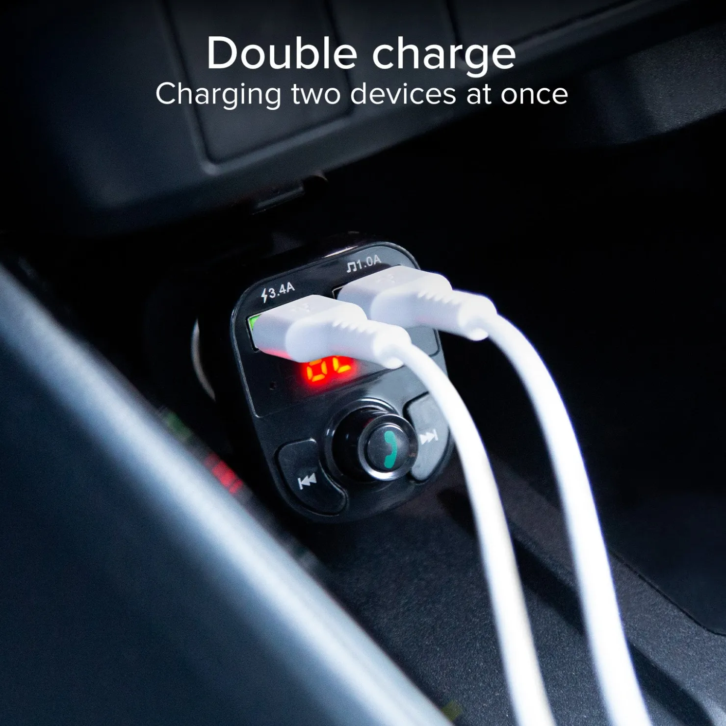 15-Watt-Autoladegerät mit drahtloser Verbindung|SBS Best