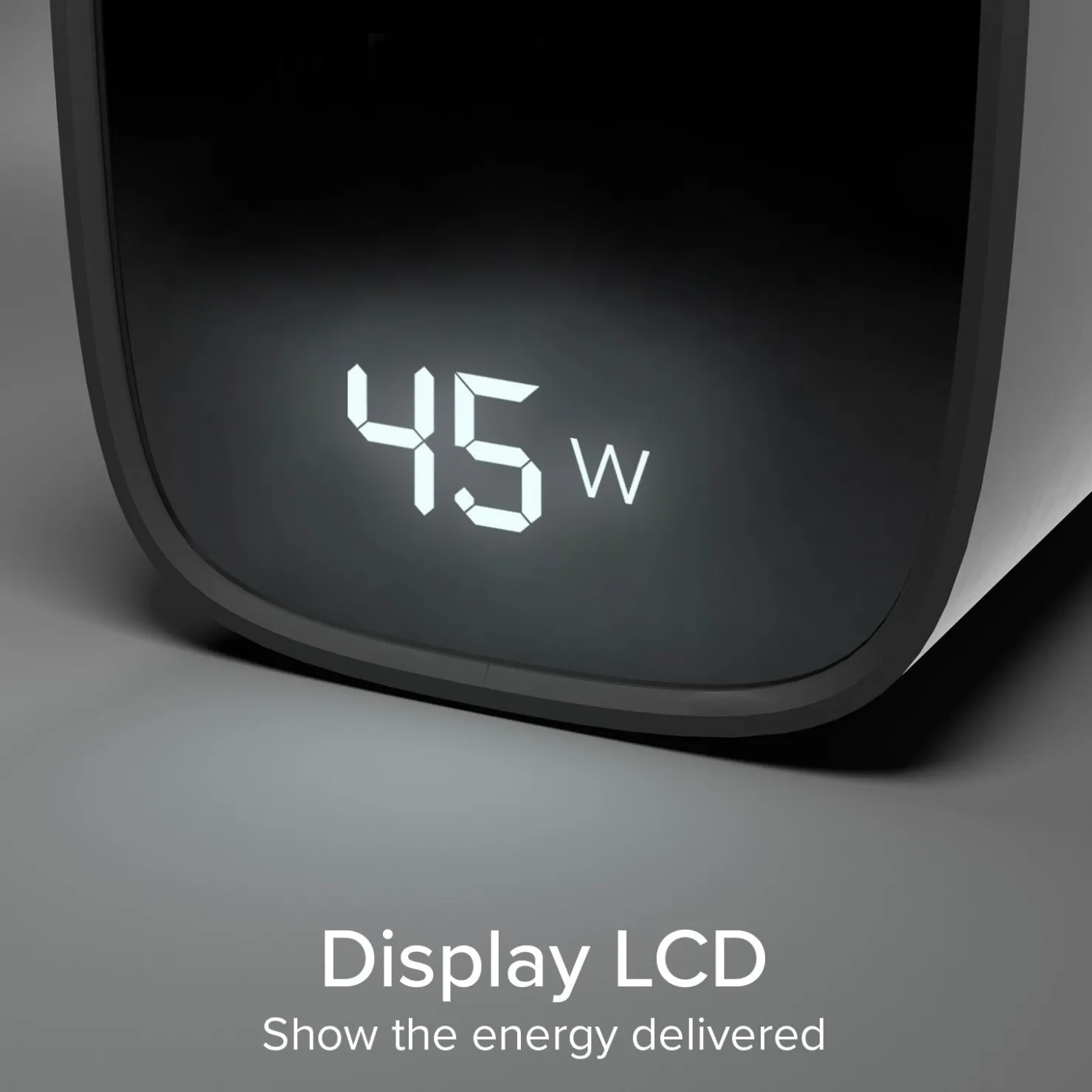 45-Watt-Ladegerät mit integriertem Display|SBS Outlet