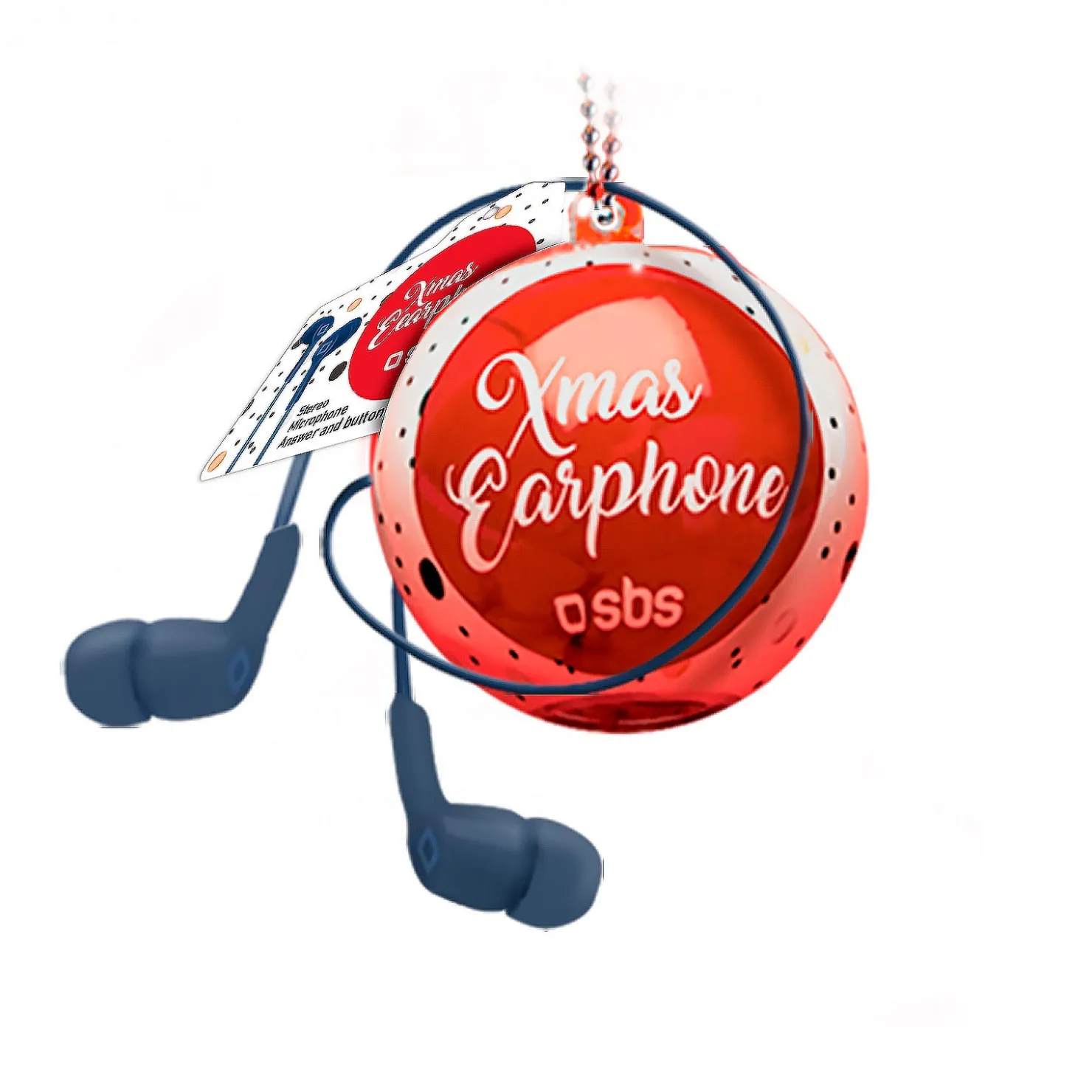 Weihnachtskugel mit Headset|SBS Discount